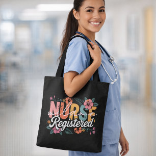 Tote Bag Diplôme d'infirmière autorisée IA personnalisé