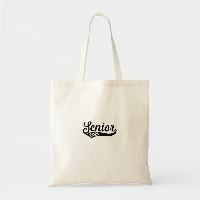 Tote Bag Diplômé senior 2025 Dernier jour d'école  (Devant)