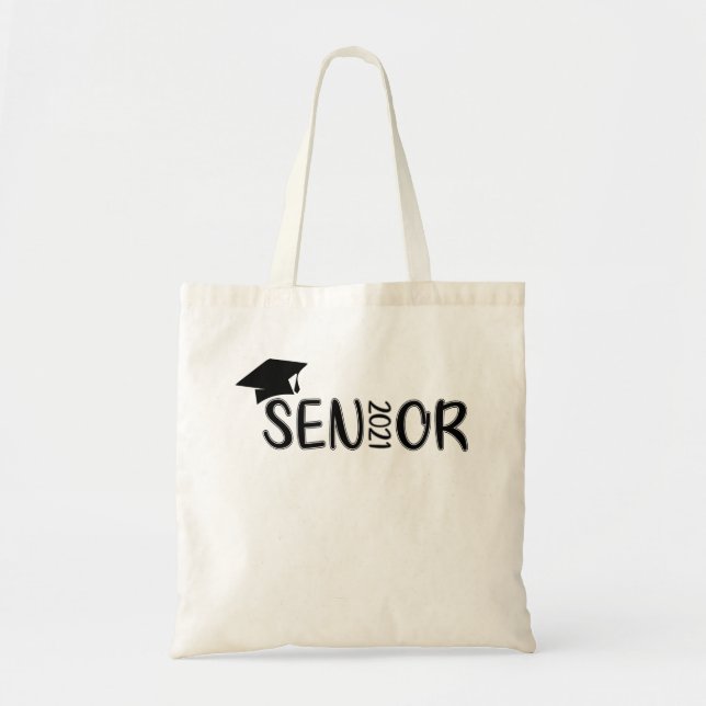 Tote Bag Diplôme supérieur de 2021, classe de 2021, niveau  (Devant)