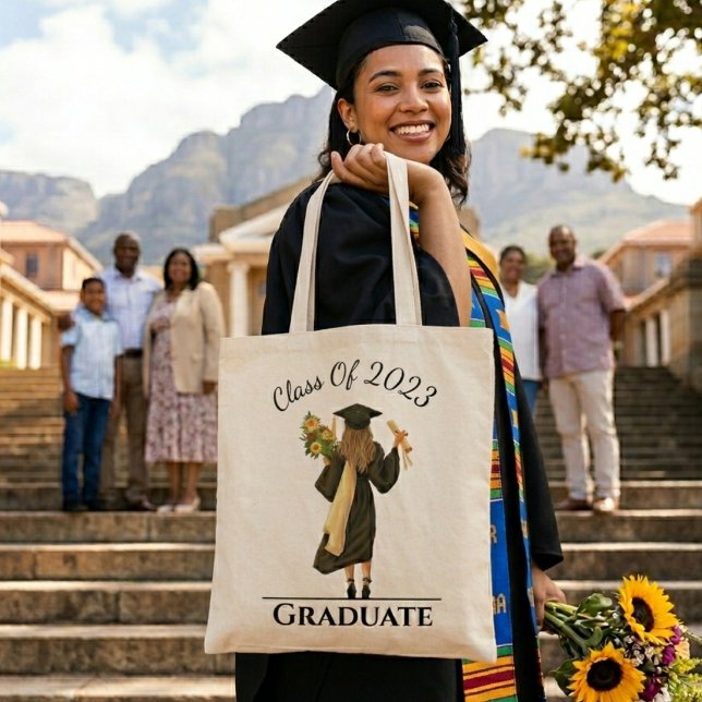 Tote Bag Diplômée personnalisable année (Créateur téléchargé)