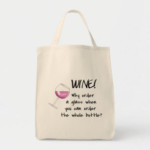 Tote Bag Dire drôle de mot de bouteille entière d'ordre d