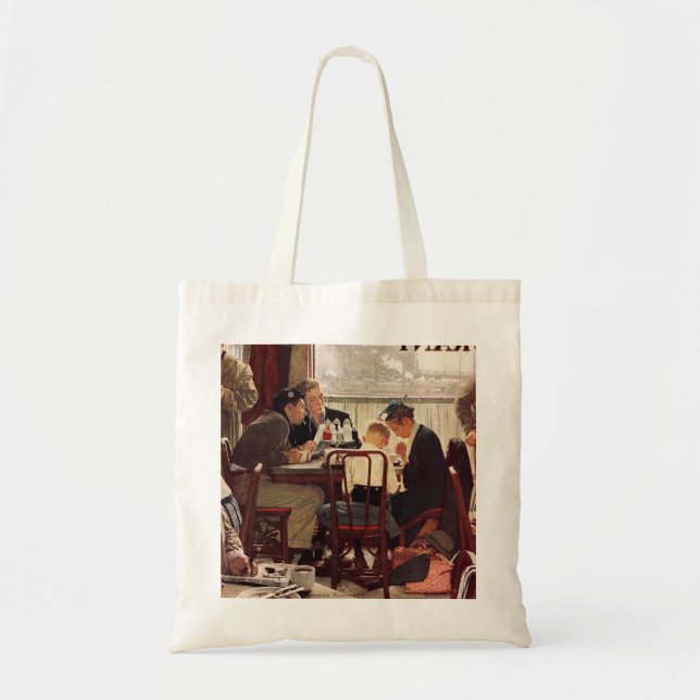 Tote Bag Dire grâce par Norman Rockwell (Devant)