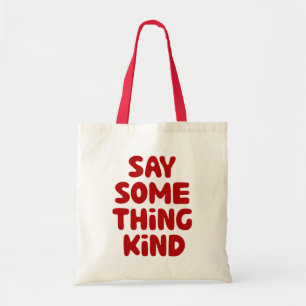 Tote Bag Dire quelque chose d'un genre