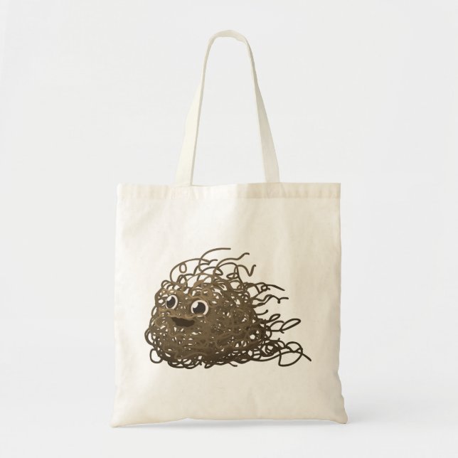 Tote Bag dirt-576491 CUTE CARTOON DIRT NOODLES HAPPY Funny (Devant)