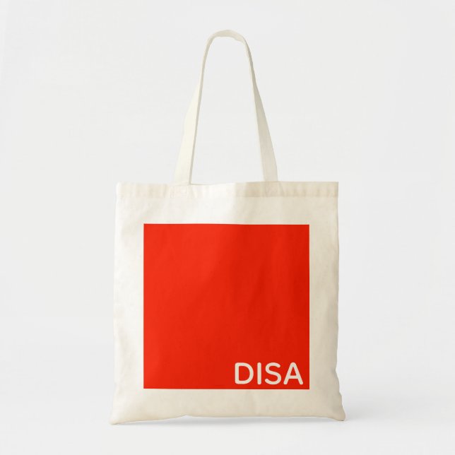 Tote Bag Disa Red color (Devant)