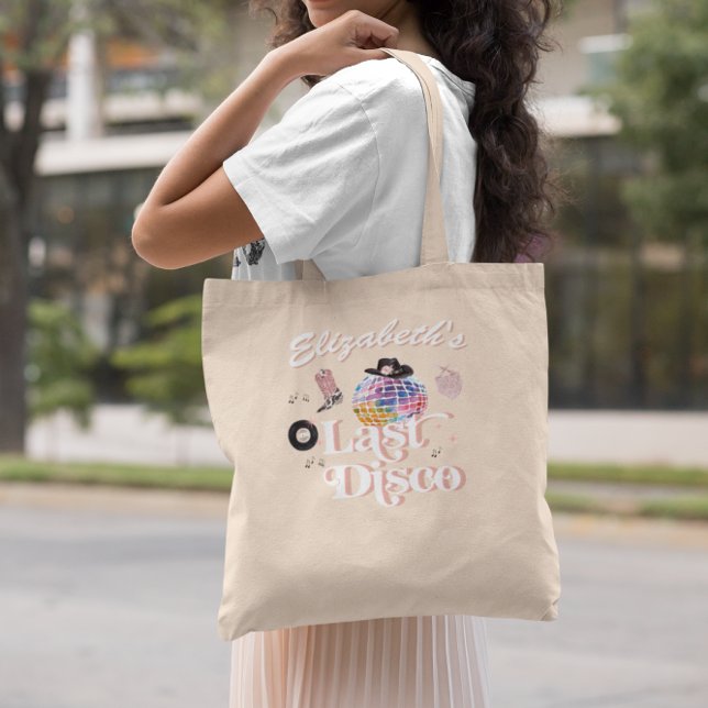 Tote Bag Disco Cowgirl Nashville Rose Rodeo | Bachelorette (Créateur téléchargé)