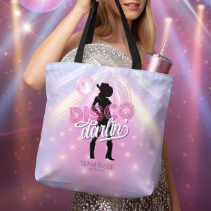 Tote Bag Disco Darlin' Équipe de Mariée Future Mariée v2 ID