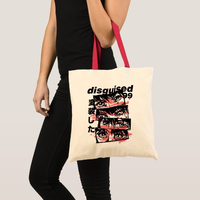 Tote Bag Disguised 99 : Collection Yeux d'Anime (Devant (produit))