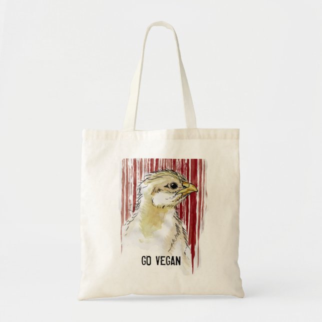 Tote Bag DISPARAISSENT code barres VÉGÉTALIEN Fourre-tout (Devant)