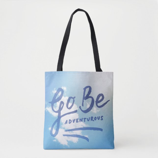 Tote Bag Disparaissent soit le ciel aventureux (Devant)