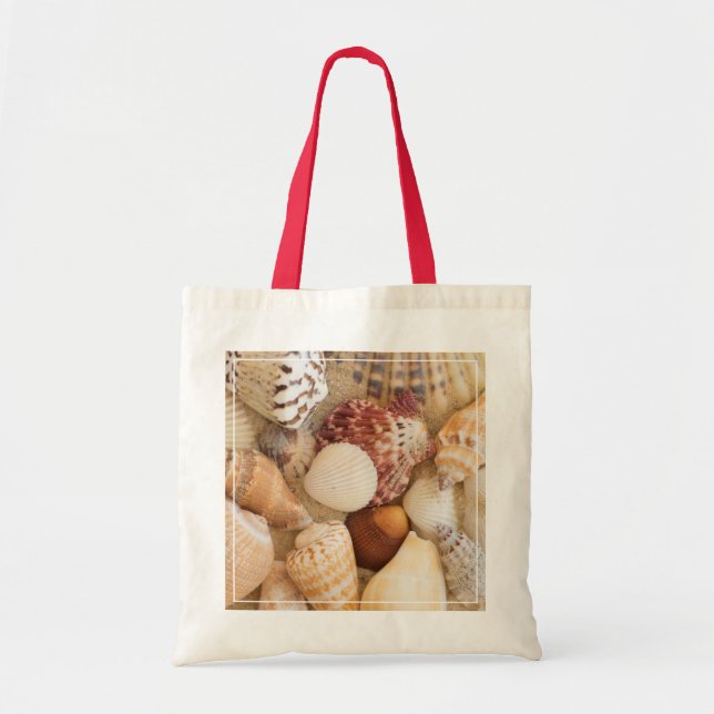 Tote Bag Disposition de coquillage (Devant)