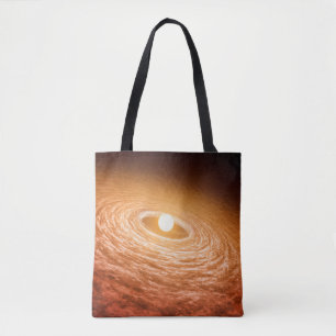 Tote Bag Disque De Matériel Autour De Star Fu Orionis.