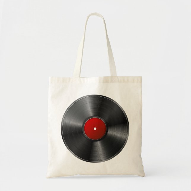 Tote Bag Disque vinyle (Devant)