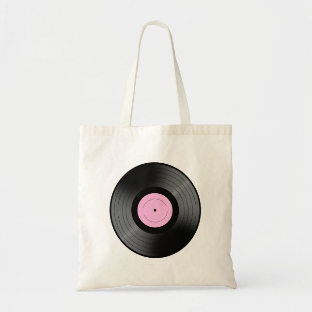 Tote Bag Disque vinyle (Devant)