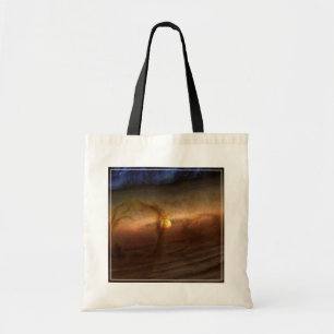 Tote Bag Disques De Matériel De Forme Planète Circulant Les