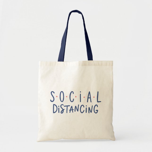 Tote Bag Distances sociales (Devant)