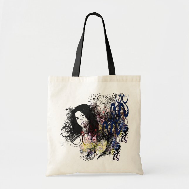 Tote Bag Divas de la mode en spirale (Devant)