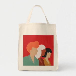 Tote Bag Diversité des femmes - Moderne du milieu du siècle