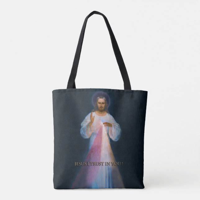 Tote Bag Divine Mercy Devotion originale Vilnius Image. (Dos)