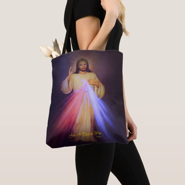 Tote Bag Divine Mercy Gold (De près)