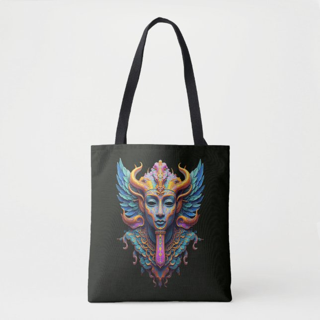 Tote Bag Divinité ailée mystique (Devant)