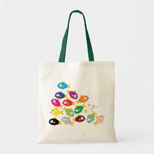 Tote Bag Dix poissons (Devant)