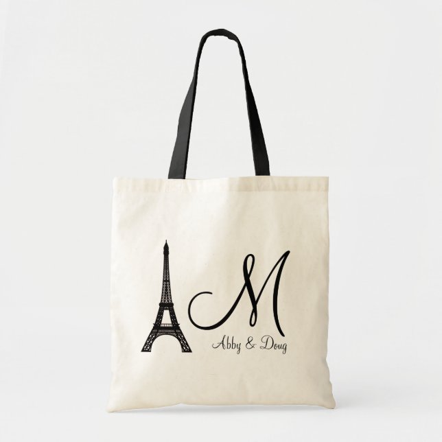 Tote Bag do-it-yourself Monogram Eiffel (Devant)