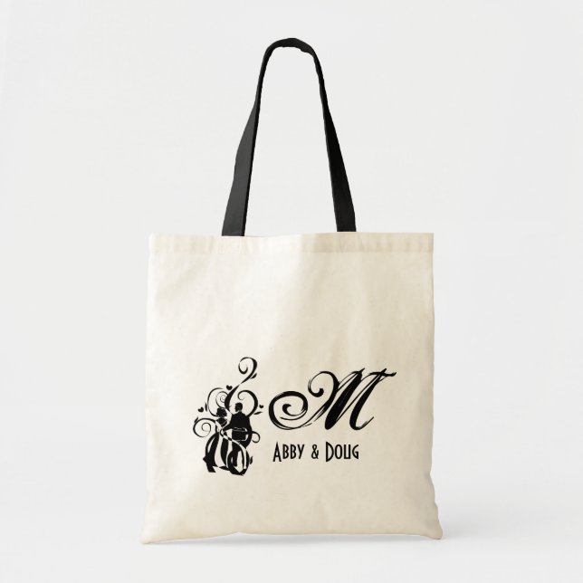 Tote Bag do-it-yourself Monogramme lunaire Fourre-tout (Devant)