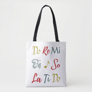 Tote Bag Do Re Me mignon Noël Le son de la musique
