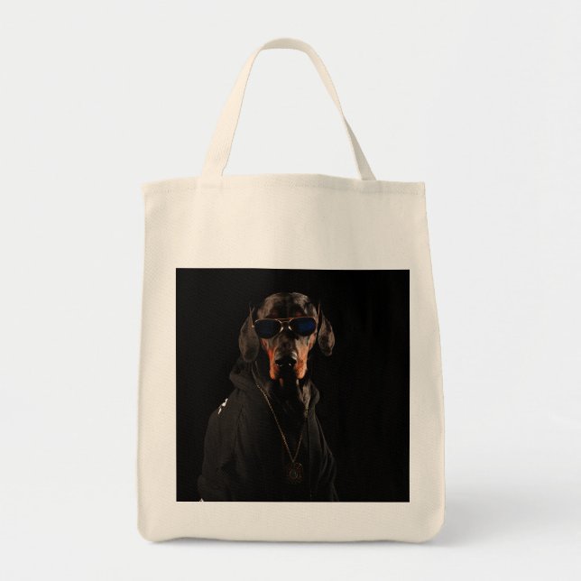 Tote Bag Doberman Cool (Devant)