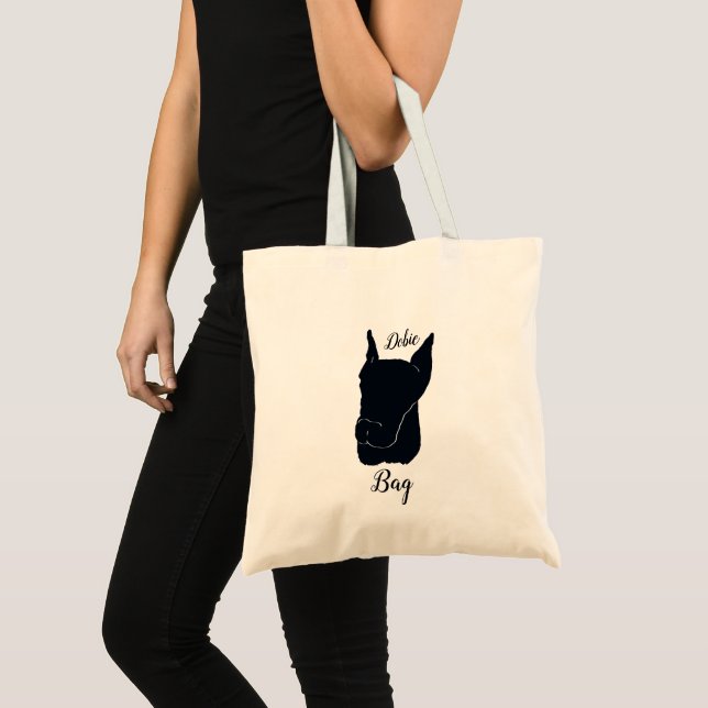 Tote Bag Doberman Pinscher (Devant (produit))
