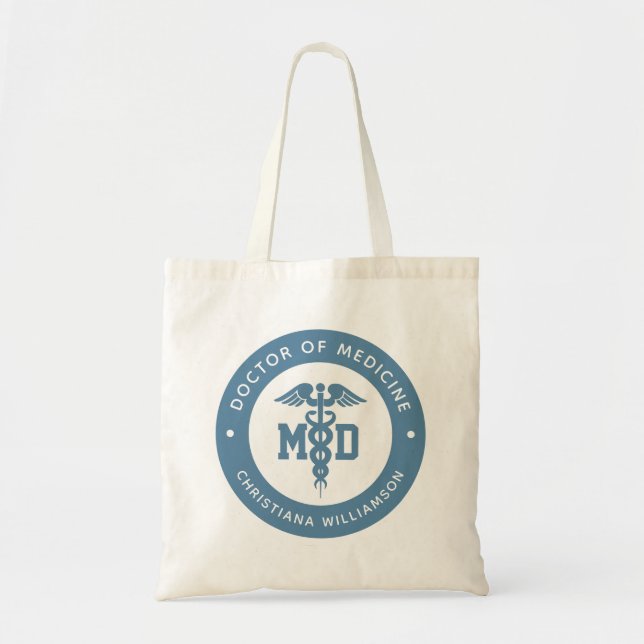 Tote Bag Docteur en médecine sur mesure Docteur en médecine (Devant)