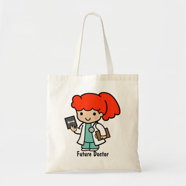 Tote Bag Docteur fille avec Xray (Devant)