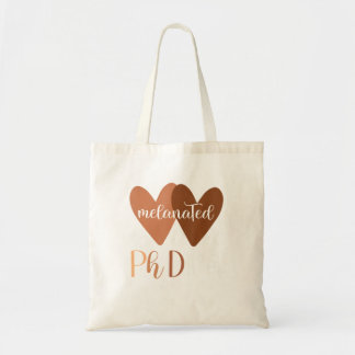 Tote Bag Doctora Melanated Phdiva mûre noire