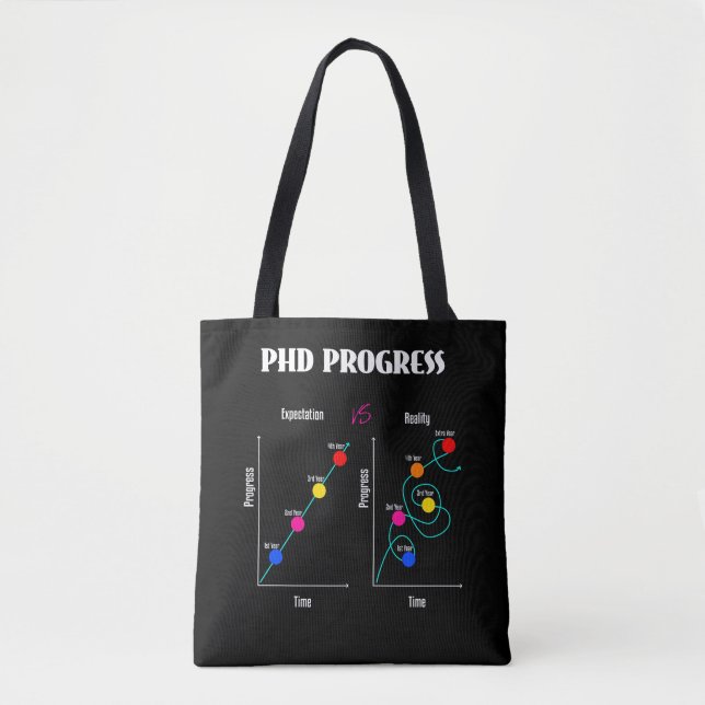 Tote Bag Doctorat étudiant drôle Doctorat PsyD EdD École (Devant)