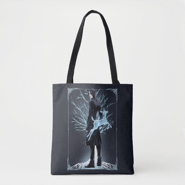 Tote Bag Doe Patronus d'Anime Severus Snape (Devant)