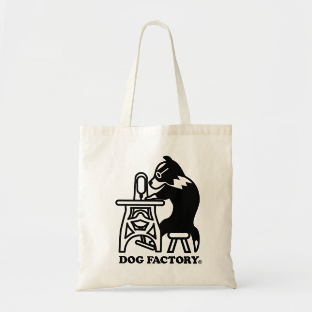 TOTE BAG DOG FACTORY オリジナルロゴバッグ (Devant)