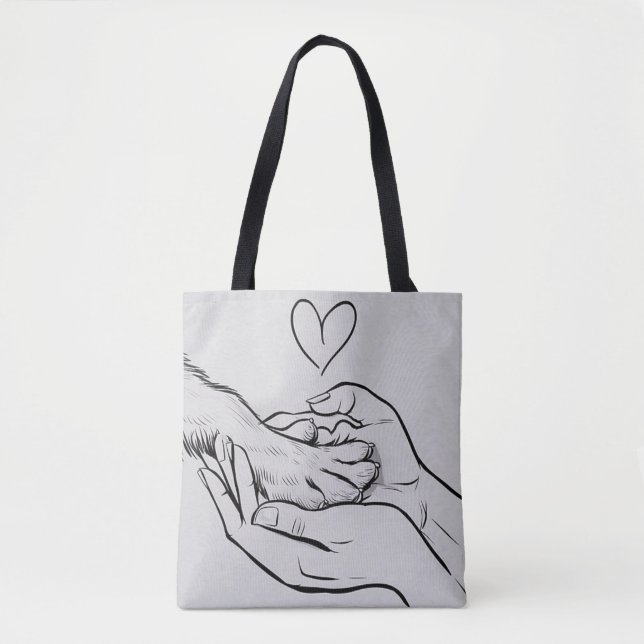 Tote Bag Dog Lovers / Amantes de cães  (Devant)