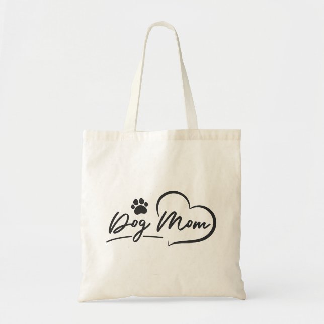 Tote Bag Dog Mom Tote  (Devant)