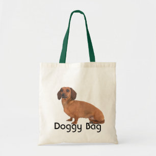 Tote Bag Doggy Bag - Smooth Dachshund