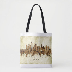 Tote Bag Doha Qatar Cityscape