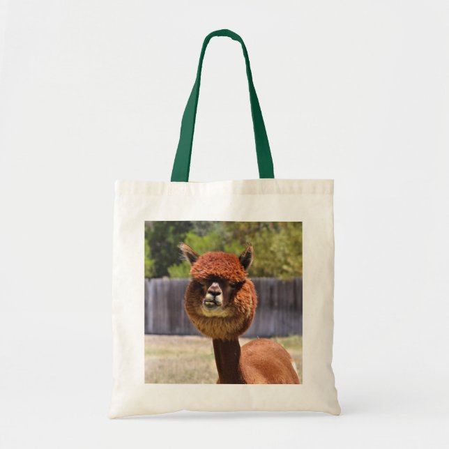 Tote Bag Doigt drôle d'alpaga (Devant)