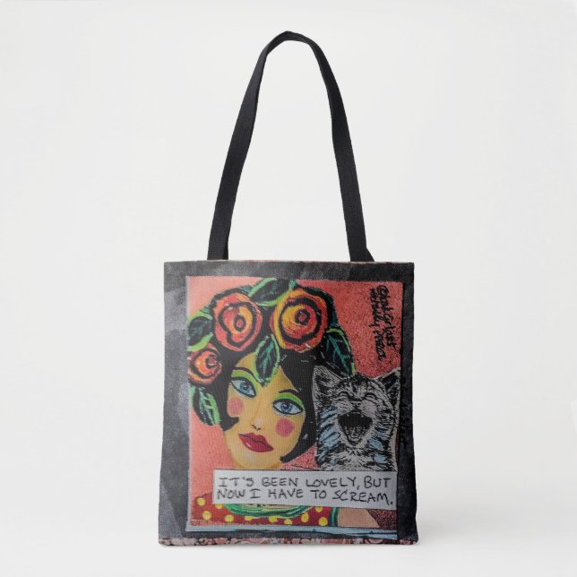 Tote Bag Doigt sac-il a été beau mais maintenant je dois (Devant)