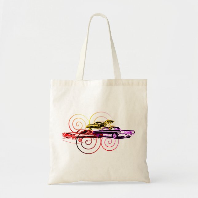 Tote Bag Doin il impala de la vieille école "64 (Devant)