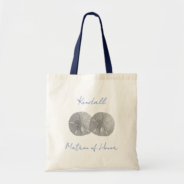 Tote Bag Dollars de sable Personnalisé mariage cadeau Fourr (Devant)