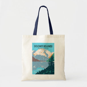 Tote Bag Dolomiti Bellunesi Parc national Italie Vintage