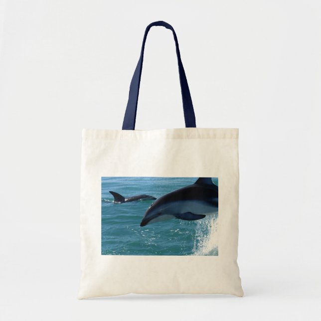 Tote Bag Dolphin Splash Destiny Plage Océan Nature (Devant)
