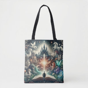Tote Bag Domaine de l'imagination : Livres d'Imaginaire