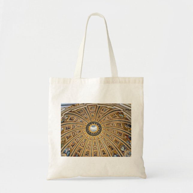 Tote Bag Dôme de la Basilique Saint-Pierre - Vatican, Rome, (Devant)