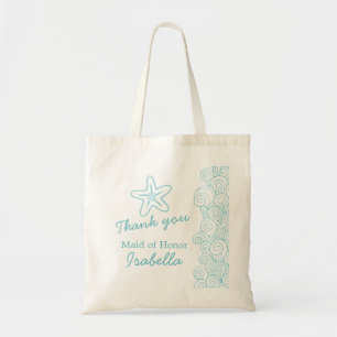 Tote Bag Domestique d'aqua de remous d'étoile de mer de